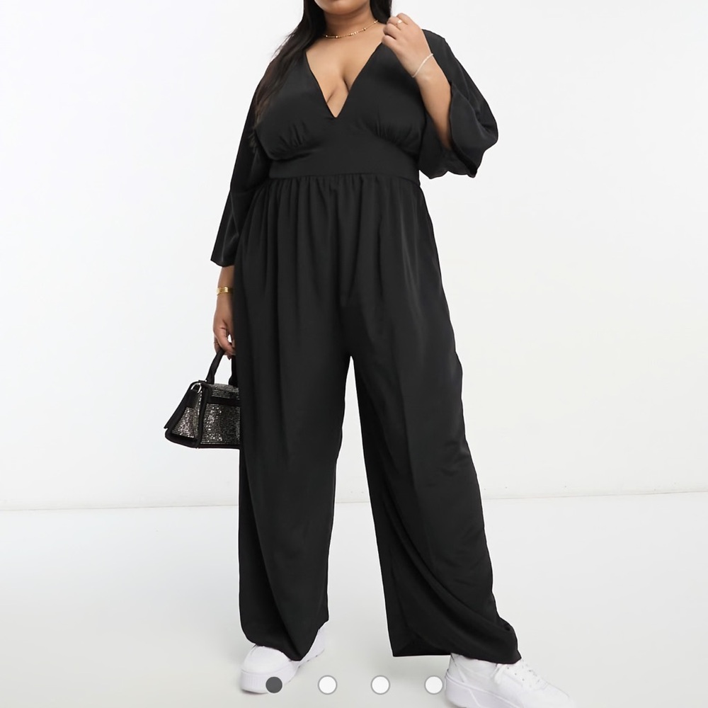 Curve size 12 ASOS Kimono Sleeve Culotte Jumpsuit NEW